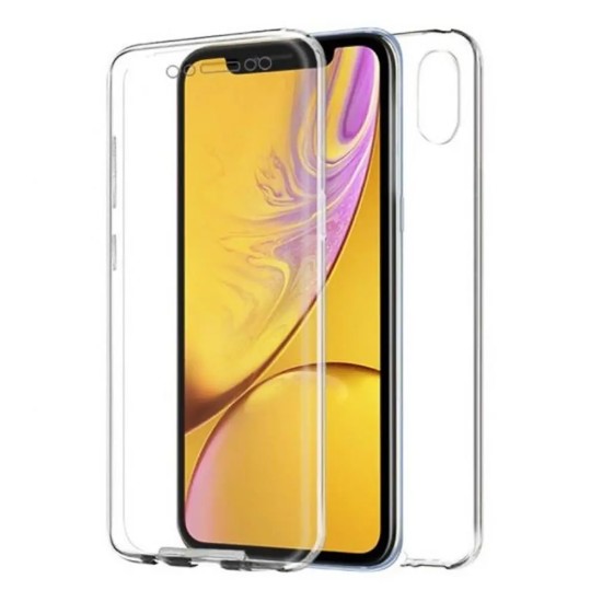 Funda de Silicona 360º para Apple iPhone XR Transparente